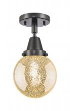 Innovations Lighting 447-1C-BK-G208-6 - Beacon - 1 Light - 6 inch - Matte Black - Flush Mount