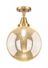 Innovations Lighting 447-1C-SG-G208-10 - Beacon - 1 Light - 10 inch - Satin Gold - Flush Mount