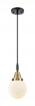 Innovations Lighting 447-1P-BAB-G201-6 - Beacon - 1 Light - 6 inch - Black Antique Brass - Mini Pendant