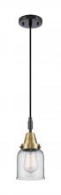 Innovations Lighting 447-1P-BAB-G52 - Bell - 1 Light - 5 inch - Black Antique Brass - Mini Pendant