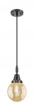 Innovations Lighting 447-1P-BK-G208-6 - Beacon - 1 Light - 6 inch - Matte Black - Mini Pendant