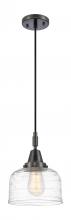 Innovations Lighting 447-1P-BK-G713 - Bell - 1 Light - 8 inch - Matte Black - Mini Pendant