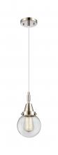 Innovations Lighting 447-1P-PN-G202-6 - Beacon - 1 Light - 6 inch - Polished Nickel - Mini Pendant