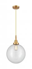 Innovations Lighting 447-1P-SG-G202-12 - Beacon - 1 Light - 12 inch - Satin Gold - Mini Pendant