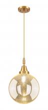 Innovations Lighting 447-1P-SG-G208-10 - Beacon - 1 Light - 10 inch - Satin Gold - Mini Pendant