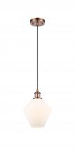 Innovations Lighting 516-1P-AC-G651-8 - Cindyrella - 1 Light - 8 inch - Antique Copper - Cord hung - Mini Pendant