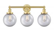 Innovations Lighting 616-3W-SG-G202-8 - Beacon - 3 Light - 26 inch - Satin Gold - Bath Vanity Light
