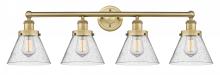 Innovations Lighting 616-4W-BB-G44 - Cone - 4 Light - 35 inch - Brushed Brass - Bath Vanity Light