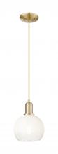Innovations Lighting 716-1P-CB-G483-8OP - Brookhaven Globe - 1 Light - 6 inch - Champagne Bronze - Cord hung - Mini Pendant