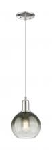 Innovations Lighting 716-1P-PN-G483-8SL - Brookhaven Globe - 1 Light - 6 inch - Polished Nickel - Cord hung - Mini Pendant