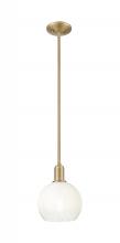 Innovations Lighting 716-1S-BB-G483-8OP - Brookhaven Globe - 1 Light - 6 inch - Brushed Brass - Mini Pendant