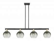 Innovations Lighting 716-4I-BAB-G483-8SL - Brookhaven Globe - 4 Light - 48 inch - Black Antique Brass - Cord hung - Island Light