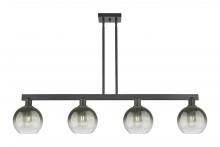 Innovations Lighting 716-4I-BK-G483-8SL - Brookhaven Globe - 4 Light - 48 inch - Matte Black - Cord hung - Island Light
