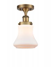 Innovations Lighting 916-1C-BB-G191 - Bellmont - 1 Light - 6 inch - Brushed Brass - Semi-Flush Mount