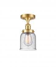 Innovations Lighting 916-1C-SG-G54 - Bell - 1 Light - 5 inch - Satin Gold - Semi-Flush Mount