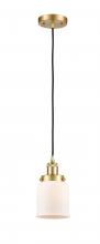 Innovations Lighting 916-1P-SG-G51 - Bell - 1 Light - 5 inch - Satin Gold - Cord hung - Mini Pendant