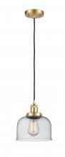 Innovations Lighting 916-1P-SG-G74 - Bell - 1 Light - 8 inch - Satin Gold - Cord hung - Mini Pendant
