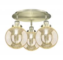 Innovations Lighting 916-3C-AB-G208-8 - Beacon - 3 Light - 20 inch - Antique Brass - Flush Mount