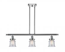 Innovations Lighting 916-3I-PC-G184S - Canton - 3 Light - 36 inch - Polished Chrome - Stem Hung - Island Light