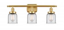 Innovations Lighting 916-3W-SG-G52 - Bell - 3 Light - 26 inch - Satin Gold - Bath Vanity Light
