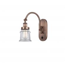 Innovations Lighting 918-1W-AC-G182S - Canton - 1 Light - 7 inch - Antique Copper - Adjustable Swing Arm
