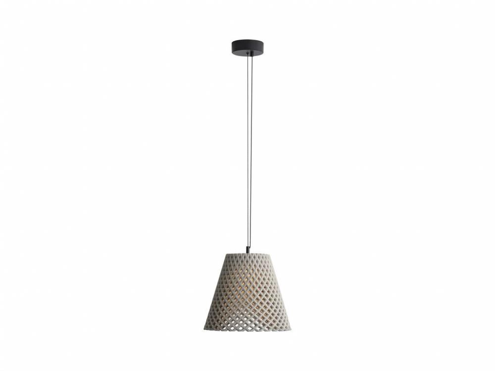 Clarus 14" LED Pendant in Grey Cement