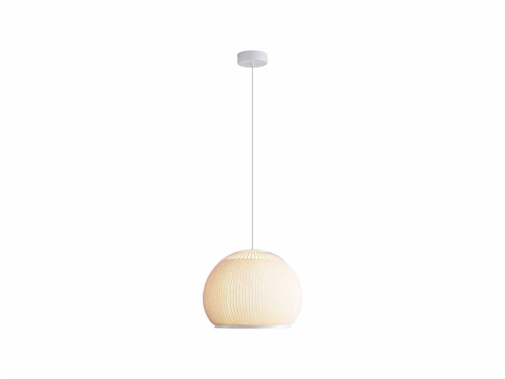 Tela 14" LED Pendant in Sand Yellow