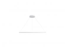Golden 5460-35 SNW - Veritas 35" LED Ring Chandelier in Sand White
