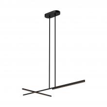Kuzco Lighting Inc LP28748-BK-UNV - Shift 48-in Black LED Linear Pendant