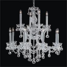 Glow Lighting 561FD12LSP-7C - Maria Theresa Pendant Chandelier