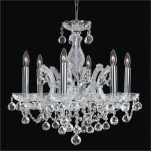 Glow Lighting 561FD6LSP-3C - Maria Theresa Pendant Chandelier