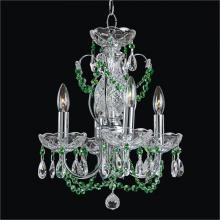 Glow Lighting 563AD4LSP-3C - Petite Jewel Pendant Chandelier