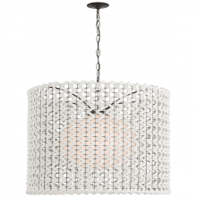 Visual Comfort & Co. Signature Collection RL FW 5036BZ/WG-CR - Catania 40" Woven Hanging Shade