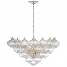 Visual Comfort & Co. Signature Collection RL JN 5145G-CG - Caselli 36" Basket Chandelier