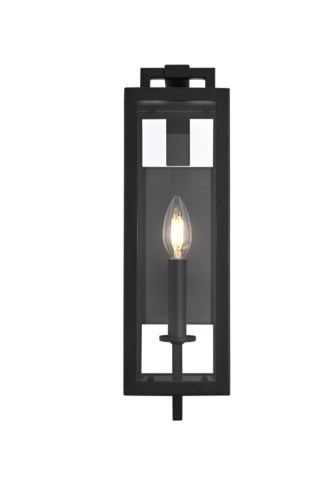 Jairo 5 inch Outdoor Wall sconce in Black