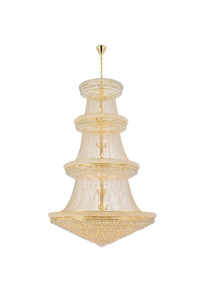 Primo 56 light Chrome Chandelier Clear Royal Cut Crystal
