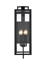 Elegant OD809W26BK - Jairo 8 inch Outdoor Wall sconce in Black