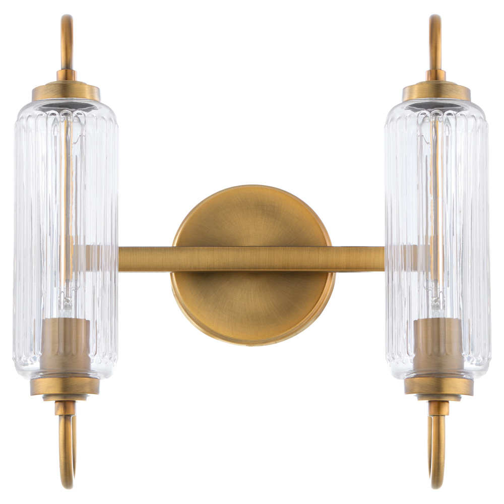 WHITMIRE 2 LIGHT VANITY - BRUSHED BRASS