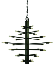 Framburg 4409 BN - 28-Light Brushed Nickel Simone Chandelier