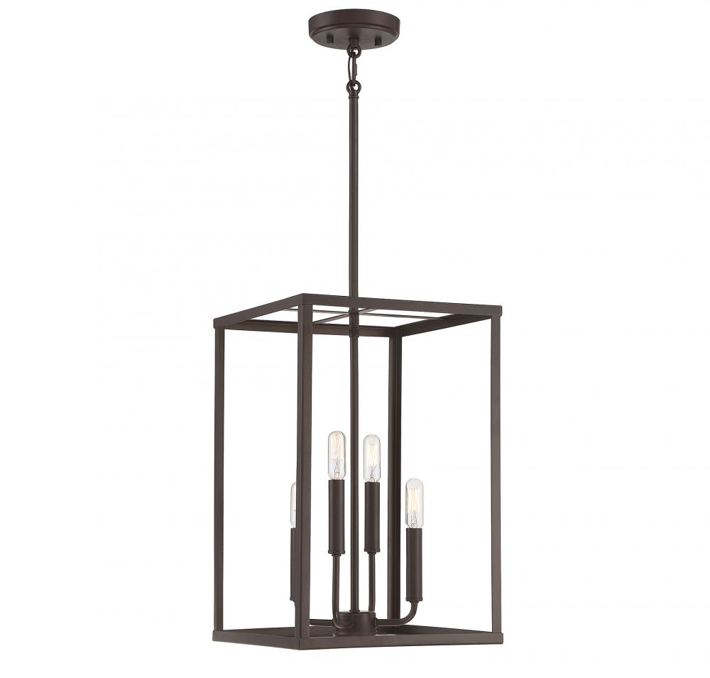 4-Light Pendant in Oil Rubbed Bronze