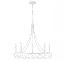 B2B Spec Brand M100118DW - 5-Light Chandelier in Distressed White