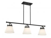 B2B Spec Brand M100125MBK - 3-Light Linear Chandelier in Matte Black