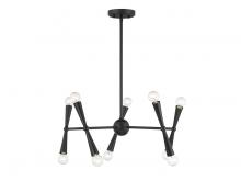 B2B Spec Brand M100128MBK - 10-Light Chandelier in Matte Black