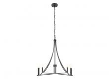 B2B Spec Brand M100141MBK - 4-Light Chandelier in Matte Black