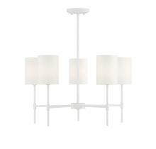 B2B Spec Brand M10067BQW - 5-Light Chandelier in Bisque White