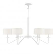 B2B Spec Brand M10092BQW - 6-Light Chandelier in Bisque White