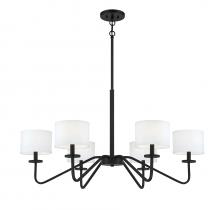 B2B Spec Brand M10092MBK - 6-Light Chandelier in Matte Black