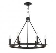 B2B Spec Brand M10093ORB - 6-Light Chandelier in Oil Rubbed Bronze