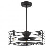 B2B Spec Brand M2007ORB - 14" 3-Light Fan D'Lier in Oil Rubbed Bronze