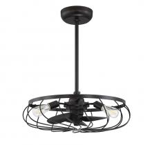 B2B Spec Brand M2008ORB - 14" 3-Light Fan D'Lier in Oil Rubbed Bronze